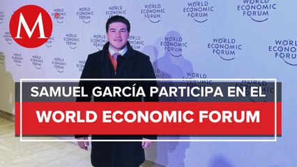 Arriba Samuel García a foro mundial en Davos; inicia gira de trabajo