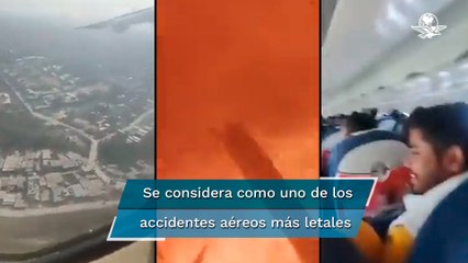 Pasajero transmitía en vivo justo cuando avión nepalí de desplomó