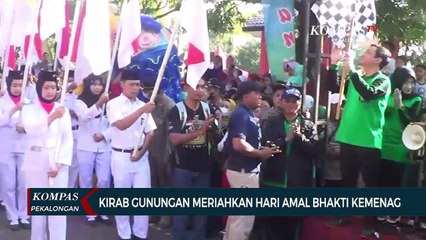 Kirab Gunungan Meriahkan Puncak Perayaan Hari Amal Bhakti Kemenag