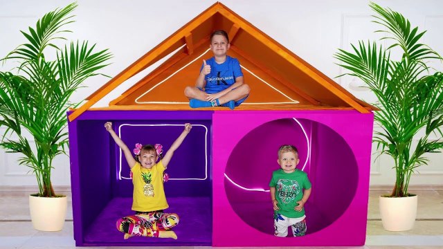 Diana Roma and Oliver Built a Circle, Triangle, Square Secret Room