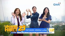 Doctor TikToker na si Krizzle Luna, LIVE sa Unang Hirit | Unang Hirit