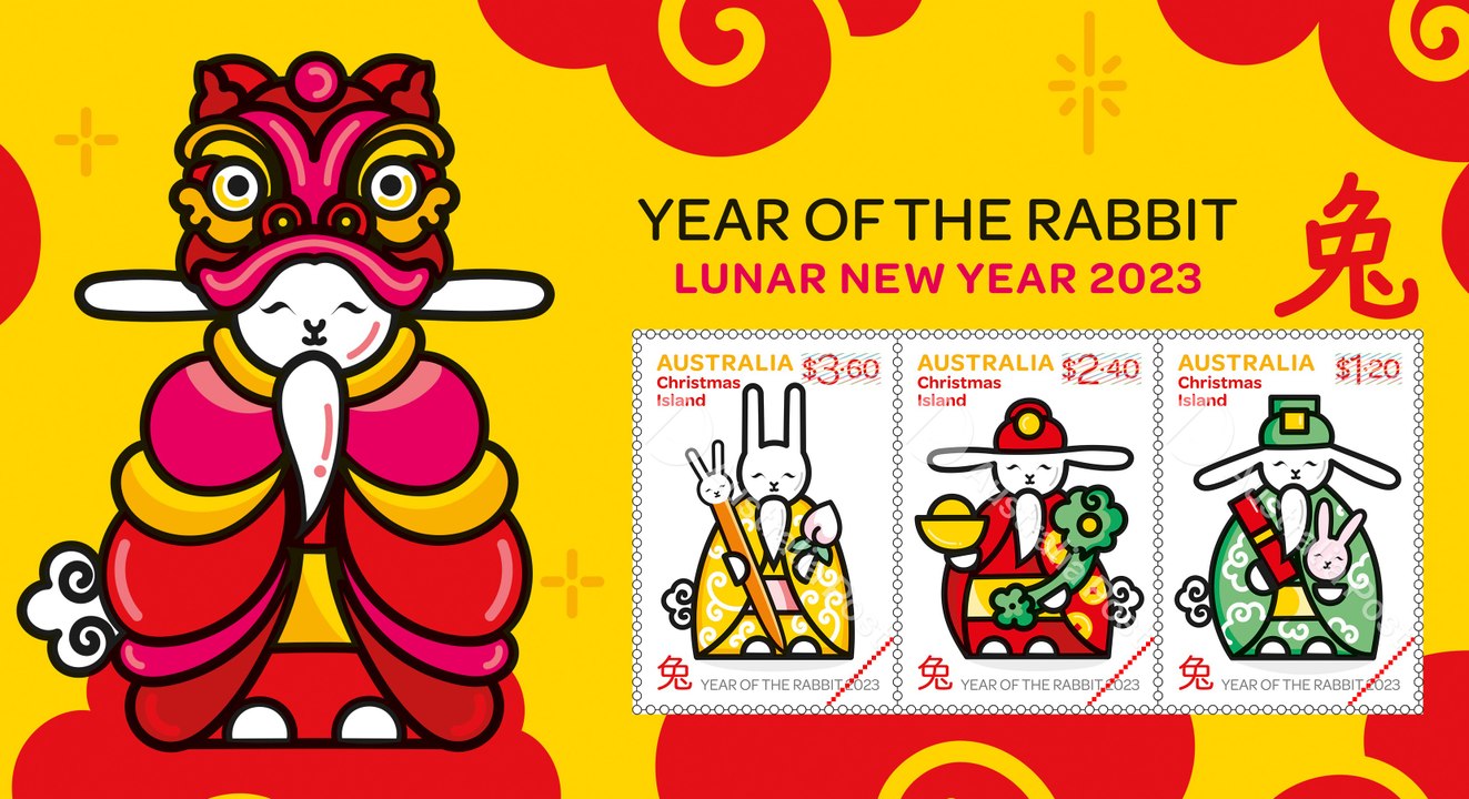 Australia Post releases Lunar New Year of the Rabbit stamp set | The Senior | January 17, 2023