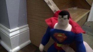 When Batman met Superman but it's DCAU plushies