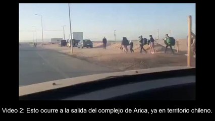 Chile sin fronteras: Inmigrantes ilegales cruzando por complejo fronterizo Tacna-Arica