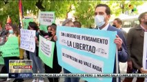 Bolivia: Periodistas realizan plantón para denunciar la discriminación a la que están expuestos