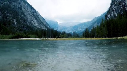 Rain, Thunder and a Mountain Lake | Nature & Rain Sounds