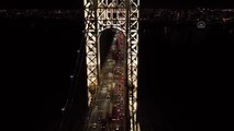 George Washington Köprüsü, Martin Luther King Jr. Günü'nde aydınlatıldı???????