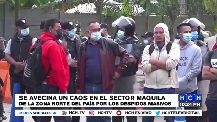 ¡Protesta! Operarios se toman maquila cholomeña denunciando Despidos Masivos