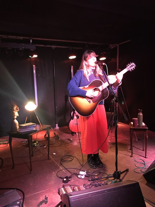 Rosie H Sullivan chats after her Inverness gig