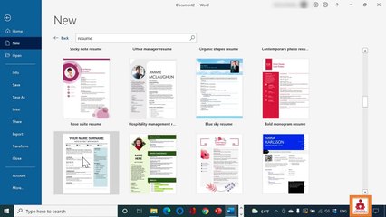 Create a Resume in Microsoft Word with Resume Assistant