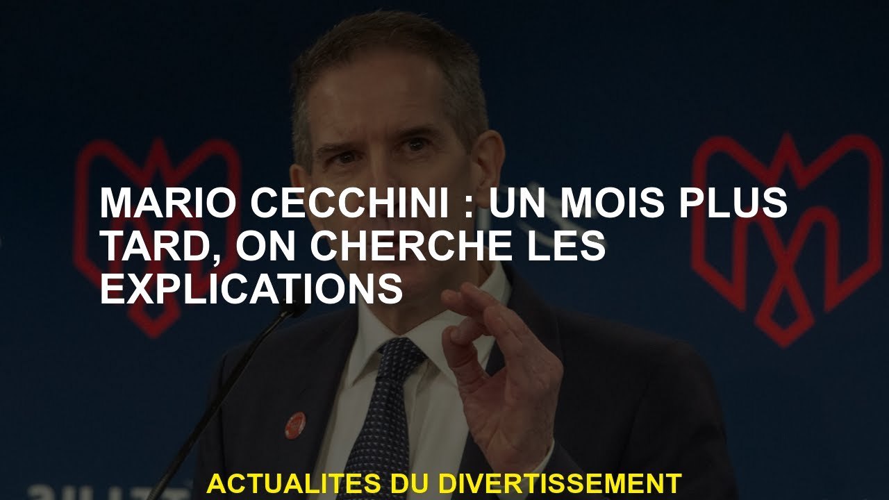 Mario Cecchini: Un mois plus tard, nous recherchons les explications