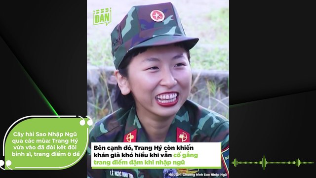 Cây hài Sao Nhập Ngũ qua các mùa: Trang Hý vừa vào đã đòi kết đôi binh sĩ, trang điểm ô dề | Điện Ảnh Net