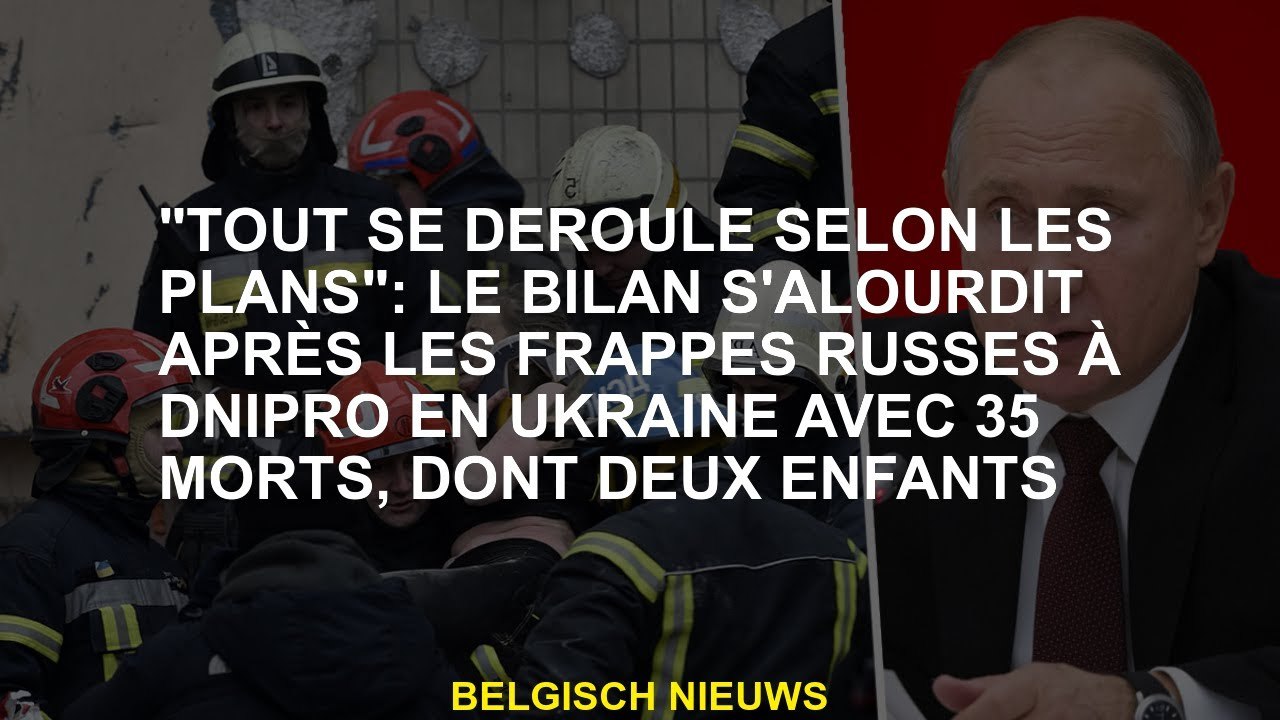 "Tout se déroule selon les plans": le bilan augmente après les frappes russes à Dnipro en Ukraine av