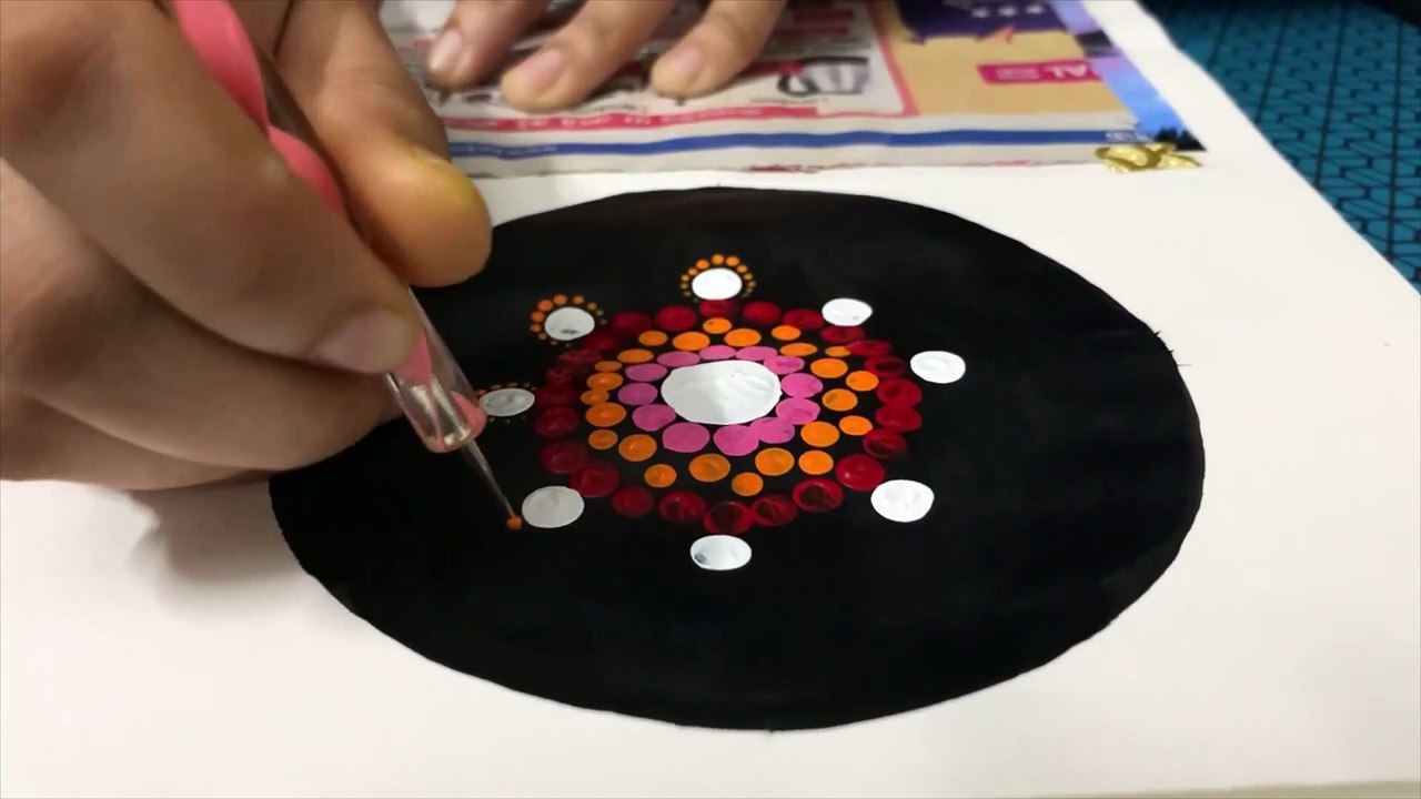 How to make Dot Art How to use dot Art tools for beginners Easy Dot