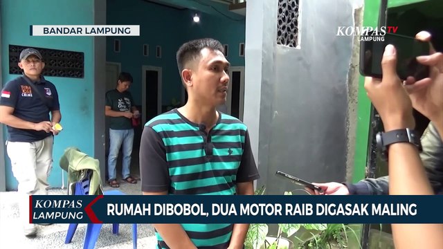 Rumah Dibobol Maling, 2 Motor Raib Dibawa Lari