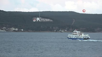 Fırtına nedeniyle Bozcaada ve Gökçeada'ya bugün ve yarınki feribot seferleri iptal edildi
