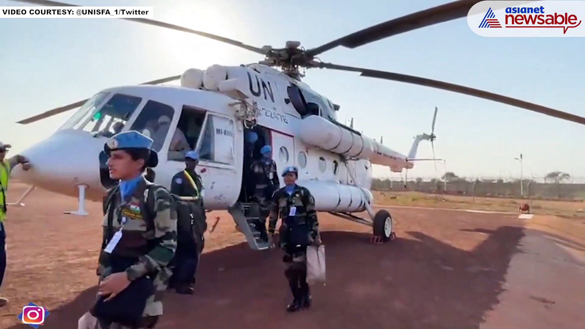 Largest contingent of Indian women peacekeepers reaches Abyei (WATCH)