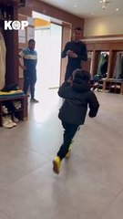 Quand Cristiano Ronaldo est imité par le fils de son coéquipier Anderson Talisca  SIUUUU #cristianoronaldo #andersontalisca