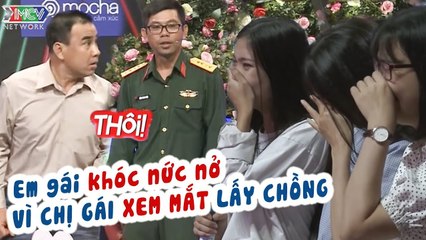 Em gái XINH NHƯ THIÊN THẦN khóc nức nở vì chị được CHÀNG ĐẠI ÚY yêu làm QUYỀN LINH LÚNG TÚNG IBMHH