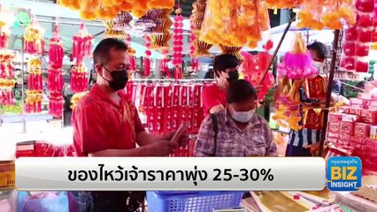 ของไหว้เจ้าราคาพุ่ง 25-30% สำรวจตลาดศูนย์การค้า จ.กำแพงเพชร