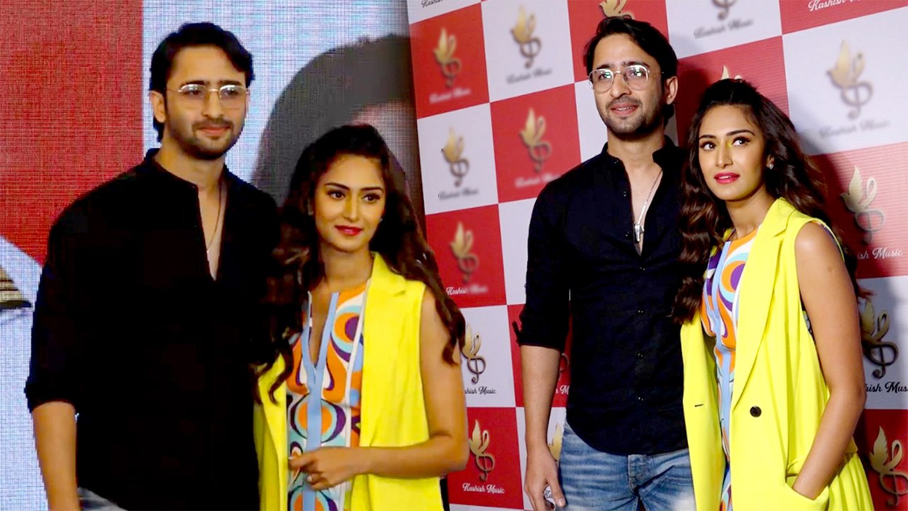 New Song Wo Kashish की Launching पर एक दूसरे मस्ती करते नजर आए Shaheer Shaikh और Erica Fernandes