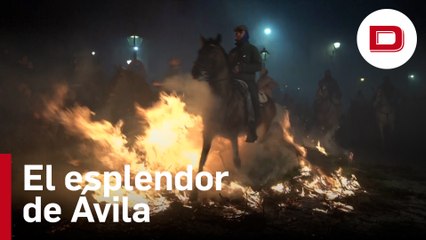 Las "luminarias" de San Bartolomé de Pinares (Ávila) retoman su esplendor