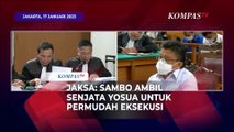 Jaksa Sebut Ferdy Sambo Ambil Senjata Yosua untuk Mempermudah Eksekusi