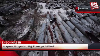 Rusya'nın Ukrayna'ya attığı füzeler görüntülendi