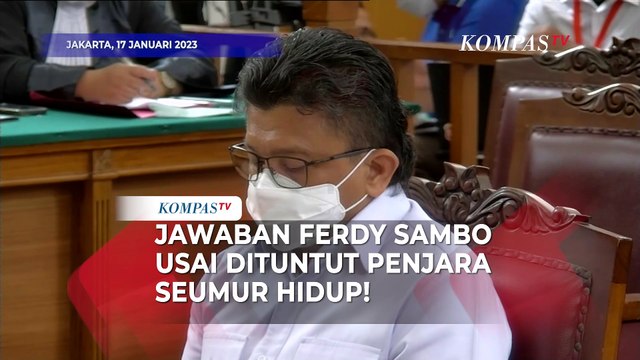 Tanggapan Singkat Ferdy Sambo Usai Dituntut Jaksa Hukuman Penjara Seumur Hidup
