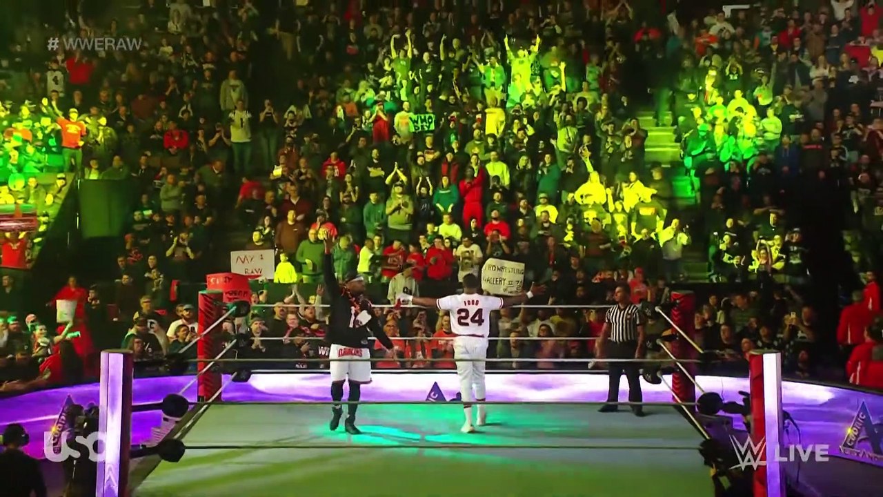 Shelton Benjamin & Cedric Alexander Entrance: WWE Raw, Jan. 16, 2023