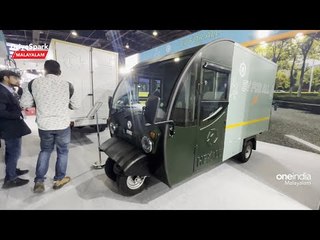 Video herunterladen: Auto Expo 2023: Hexall Mammoth M Goods Carrier | Malayalam Drivespark | Manu Kurian