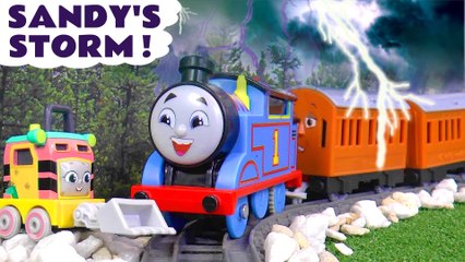 Thomas The Train Annie and Clarabel Prepare For A Storm Cartoon for Kids