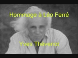 Hommage à Léo Ferré