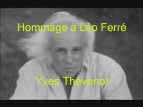 Hommage à Léo Ferré