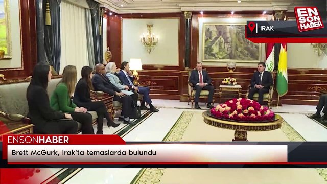 Brett McGurk, Irak'ta temaslarda bulundu