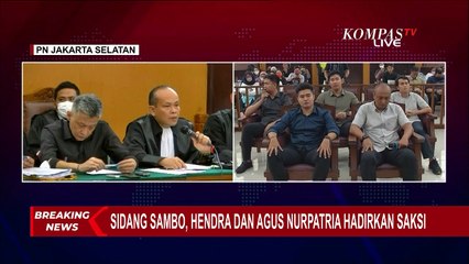 Jadi Saksi Meringankan, Sekretaris Pribadi Hendra Tak Lihat Agus Ada di Duren Tiga