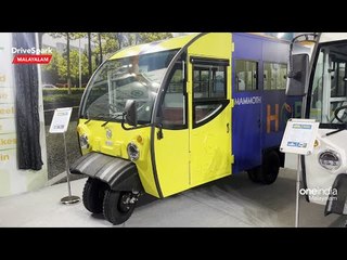 Скачать видео: Auto Expo 2023: Hexall Mammoth Hop Passenger Carrier | Malayalam Drivespark | Manu Kurian