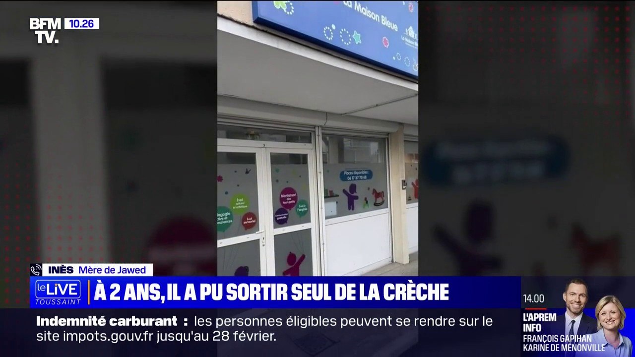 "Ils se sont excusés": la mère du bébé de 2 ans qui s'est échappé d'une crèche dans les Yvelines témoigne sur BFMTV