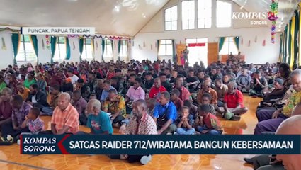 Descargar video: Satgas Raider 712/Wiratama Jalin Kebersamaan Dengan Warga Kabupaten Puncak