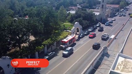 Simple Plan performs -Perfect- LIVE on the Wish USA Bus