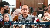 Kuasa Hukum Sambo Siapkan Nota Pembelaan Terkait Tuntutan Penjara Seumur Hidup Kliennya