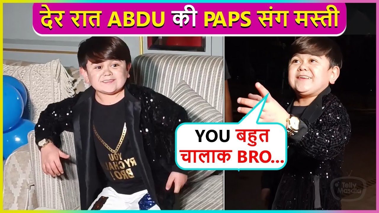 Lights Band Karo... Abdu Rozik's Unlimited Masti With Paps After Leaving Bigg Boss 16 House