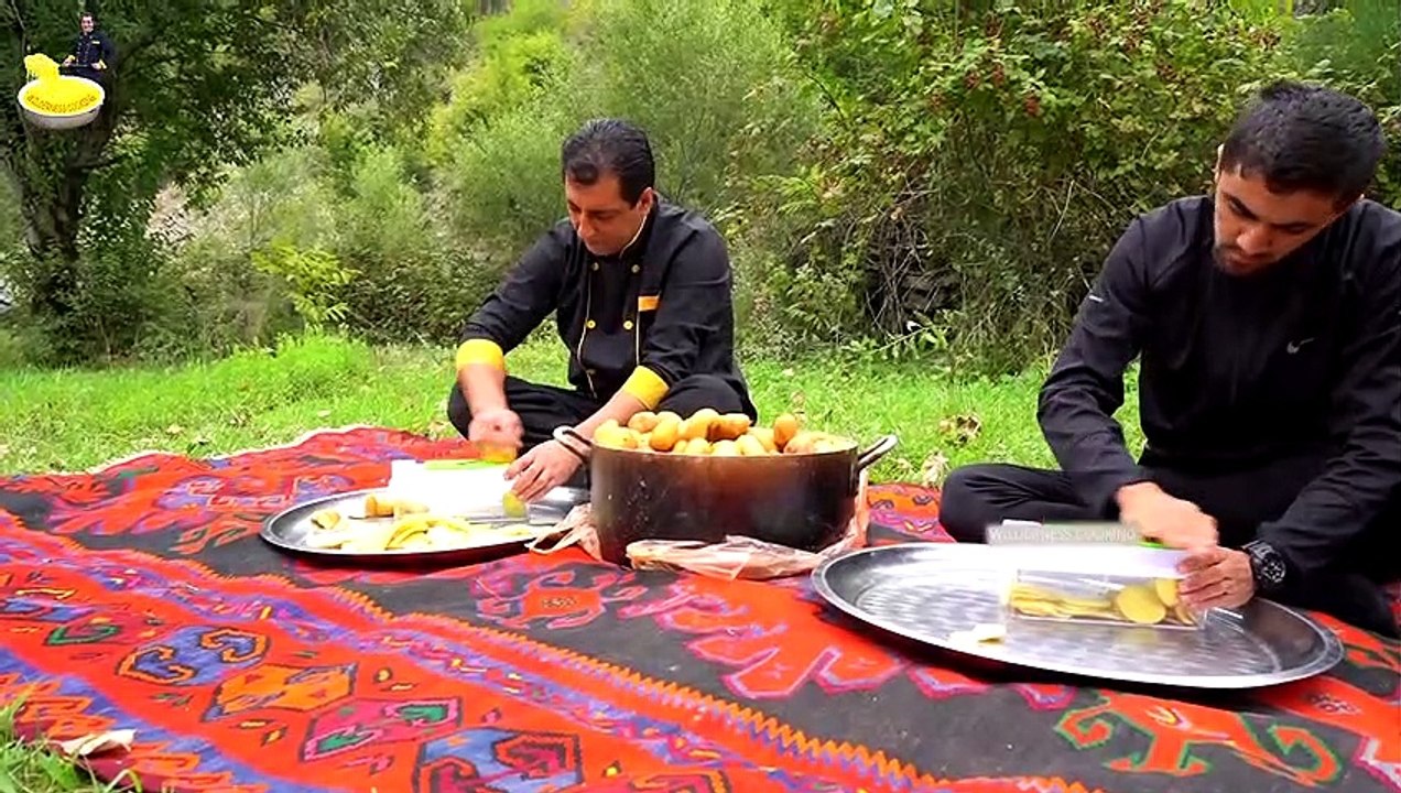 Roasted sweet potato chips - Cheetos potatoes chips  - Crispy potato fries by Wilderness Cooking
