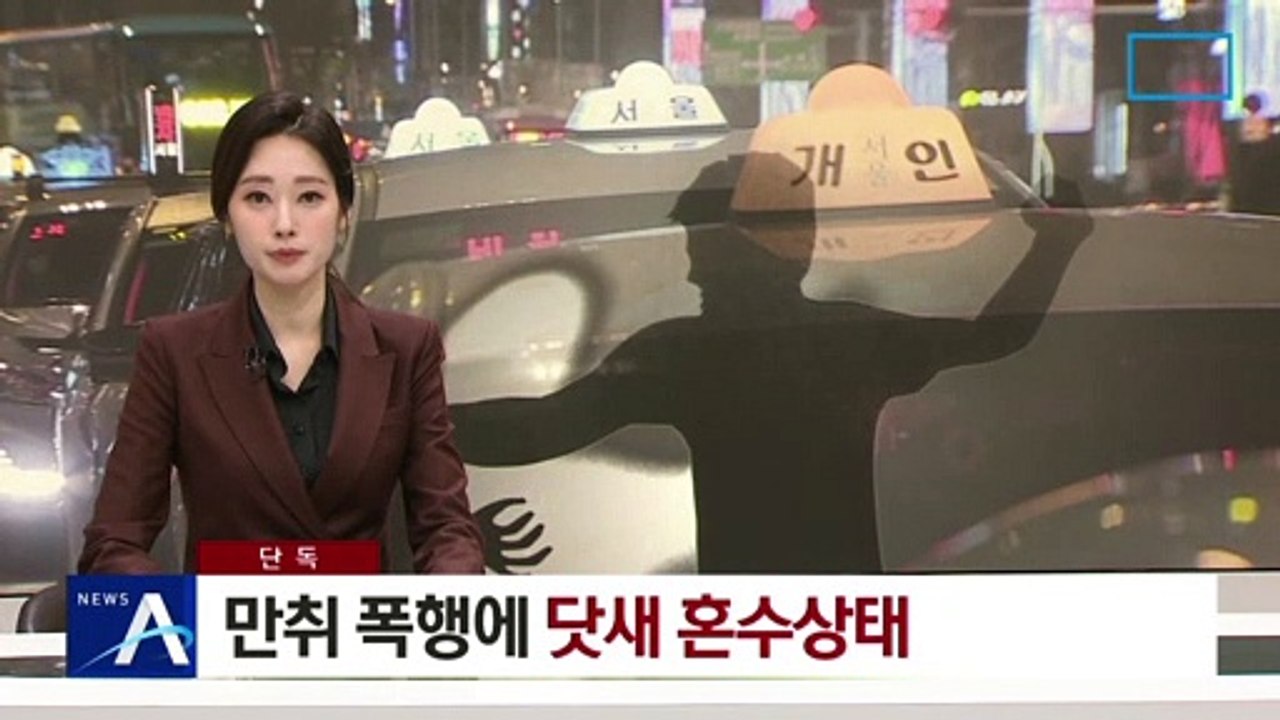 [단독]예약 택시 가로채고 만취 폭행…기사는 5일간 혼수상태