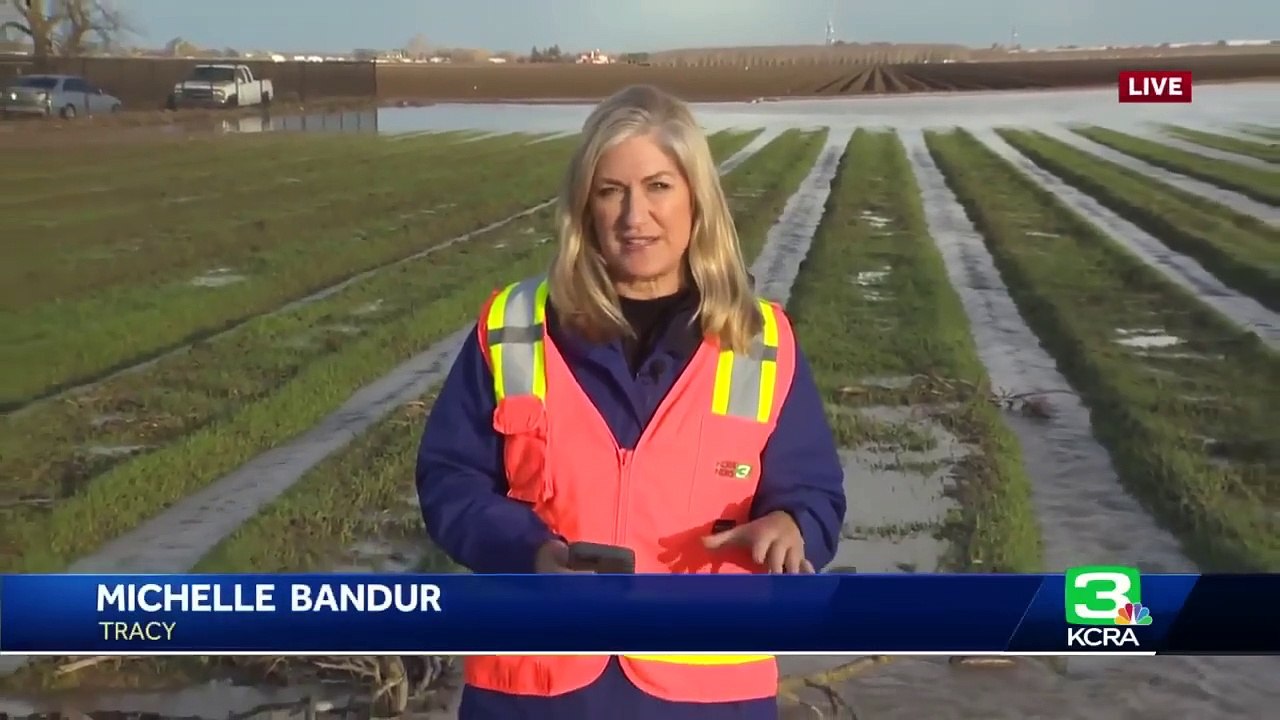 Flooding in Tracy leads to evacuation warning as water surrounds homes, closes roads