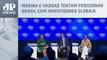 Marina Silva e Haddad falam em painel sobre o Brasil no Fórum Econômico Mundial em Davos