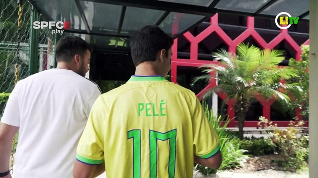 Arthur Arantes do Nascimento Spies, neto do Rei Pelé, teve um fim de semana muito especial, conhecendo os bastidores do Tricolor