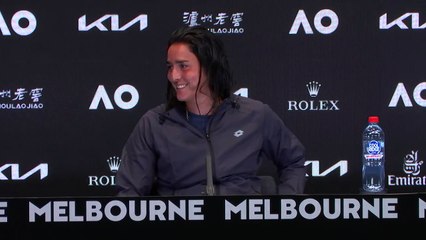 Open d'Australie 2023 - Ons Jabeur : "J'avoue que je ne suis pas à 100% à cause de mon genou"