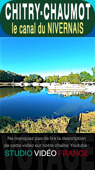 le port de plaisance de CHITRY-CHAUMOT sur le CANAL DU NIVERNAIS dans la NIÈVRE