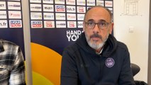 Au micro maritima: Gilles Derot coach d'Istres sur l'arrivée de Thomas Tesoriere